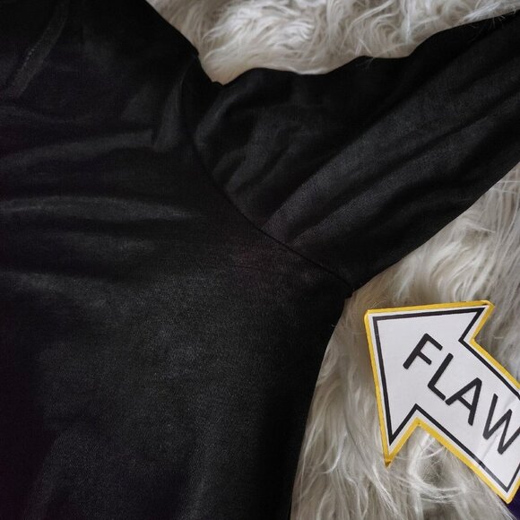 Lane Bryant Slinky Cardigan Black Sz 18 20 Knit Stretchy LIQUID Knit - Picture 7 of 11